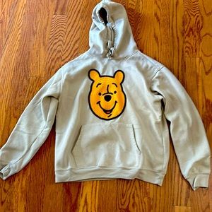 New, worn once. Winnie the Pooh sweatshirt purchased at Disneyland.